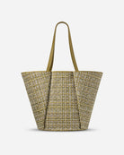 Green Moss Large Lamp Shade Tweed Tote Large Shoulder Tote Bag Utility Outdoor Beach Tote Future Classics Handbags 