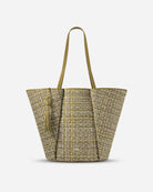 Green Moss Large Lamp Shade Tweed Tote Large Shoulder Tote Bag Utility Outdoor Beach Tote Future Classics Handbags 
