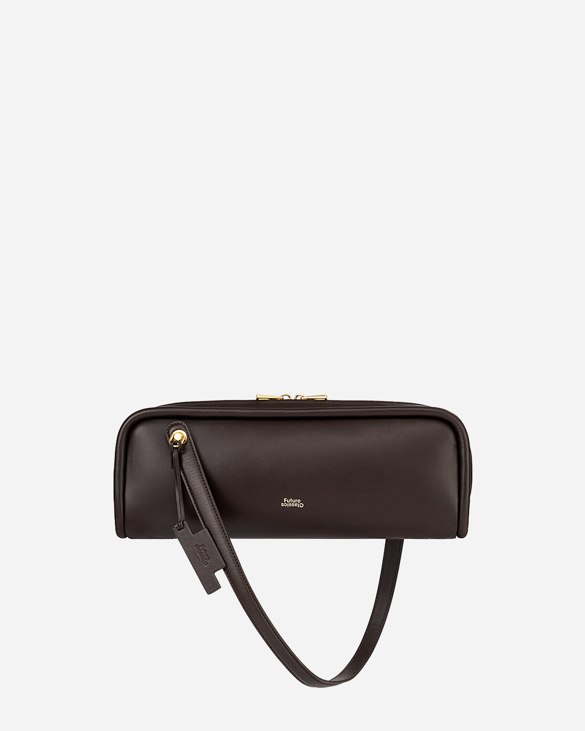 Chocolate Brown Long Loaf Nappa Clutch Womens Leather Shoulder Bag Future Classics Leather Bags 