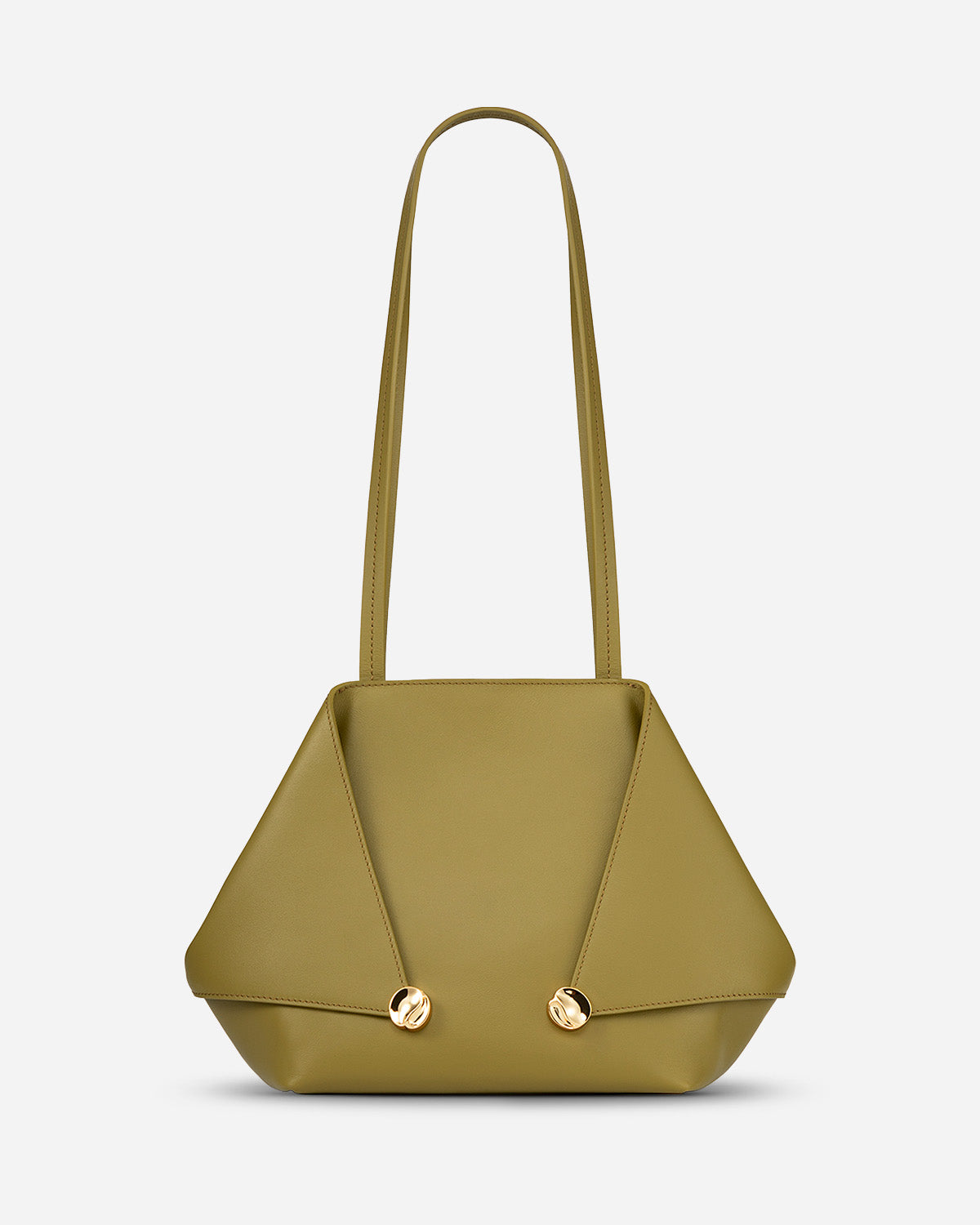 Green Moss Small Collar Nappa Tote Womens leather Shoulder Bag Future Classics Leather Bags 