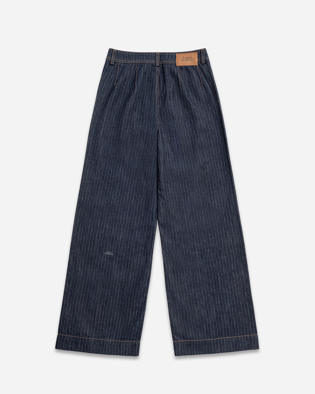 Dk Indigo Stripes Pinstripe Wide Leg Jeans Womens Pinstripe Wide leg Denim Pants Denim Jeans Future Classics Clothing 