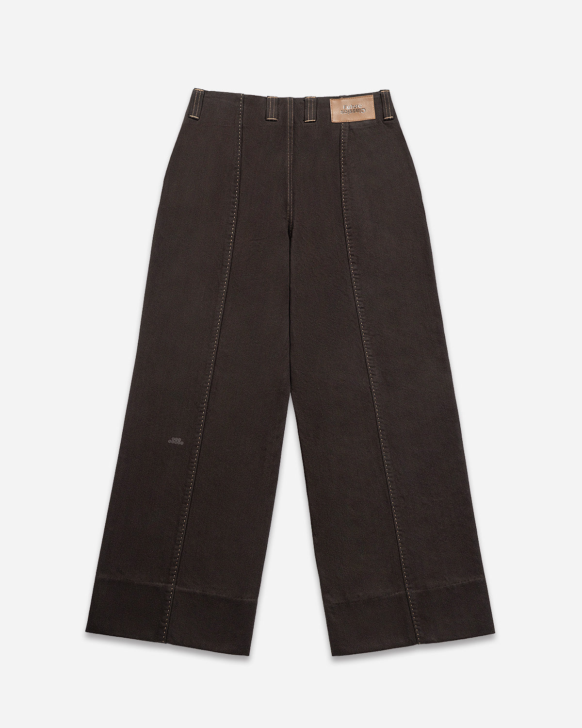 Coffee Bean Panel Jeans Coffee Bean Womens Wide Leg Brown Denim Jeans Future Classics Clothing