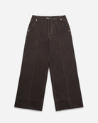 Coffee Bean Panel Jeans Coffee Bean Womens Wide Leg Brown Denim Jeans Future Classics Clothing