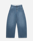 Lt Indigo Round Jeans Womens Light Wash Denim Relaxed Jeans Future Classics