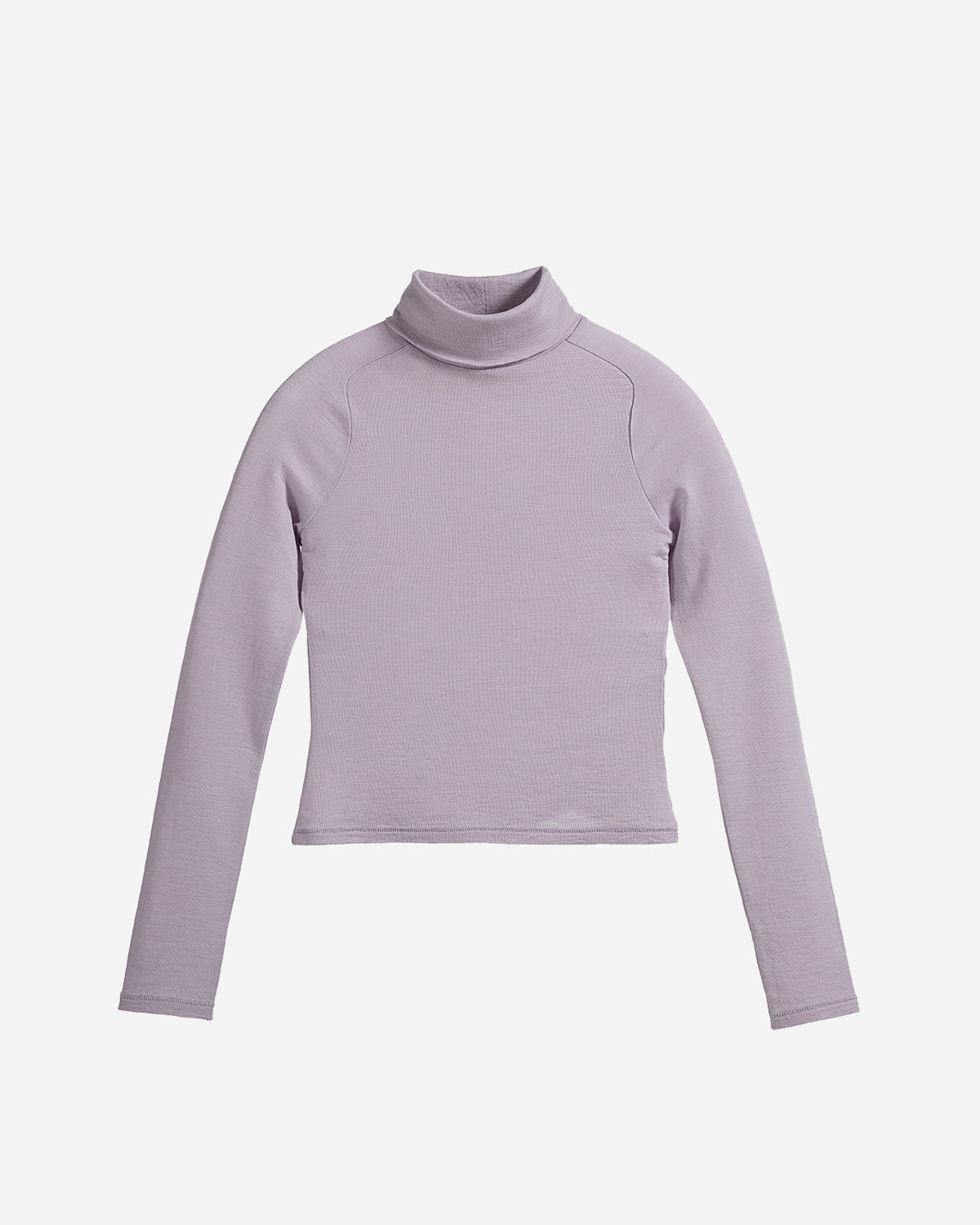 Iris Purple Raglan Turtleneck Wool Top Womens Wool Turtleneck Top Future Classics