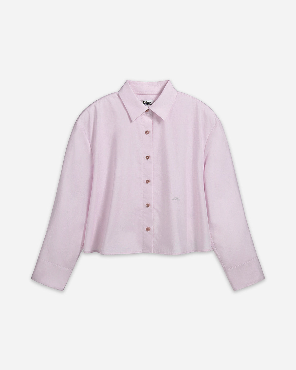 Orchid Tint Flared Shirt Womens Collared Woven Button Up Shirt Future Classics