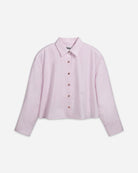 Orchid Tint Flared Shirt Womens Collared Woven Button Up Shirt Future Classics