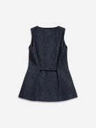 Dk Indigo Denim Waistcoat Womens Sleeveless Denim Waistcoat Top 