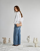 Lt Indigo Straight Leg Jeans Womens Light Wash Denim Jeans Lt Indigo Denim Straight Fit 