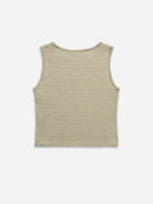 Desert Sage Asymmetric Hem Tank Jacquard Womens Cotton Tank Top Sleeveless Top 