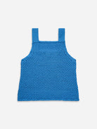 Brilliant Blue Knitted Tank Top Womens Sleeveless Knit Tank Top Summer Top 