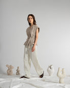Studio Clay Kimono Vest Womens Sleevless Top Womens Vest Future Classics 