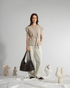 Studio Clay Kimono Vest Womens Sleevless Top Womens Vest Future Classics 
