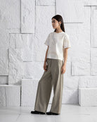 Offwhite / Icelandic Purple AOP Tee Womens Cropped Short Sleeve Tee AOP Print T Shirt 