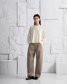Seedpearl Crinkle Button-up Blouse Womens Future Classics Button Up Long Sleeve Blouse 