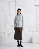 Dk Cedar Corduroy Skirt Womens Long Skirt Corduroy Fabric Womens Skirt Textured Skirt Dress 