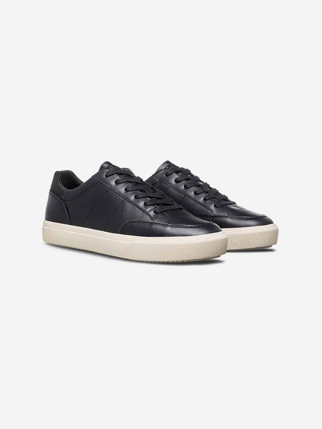 Black Milled Leather Monroe VP Clae Sneakers Clae California Los Angeles Shoe Fall Winter Tennis Shoe 