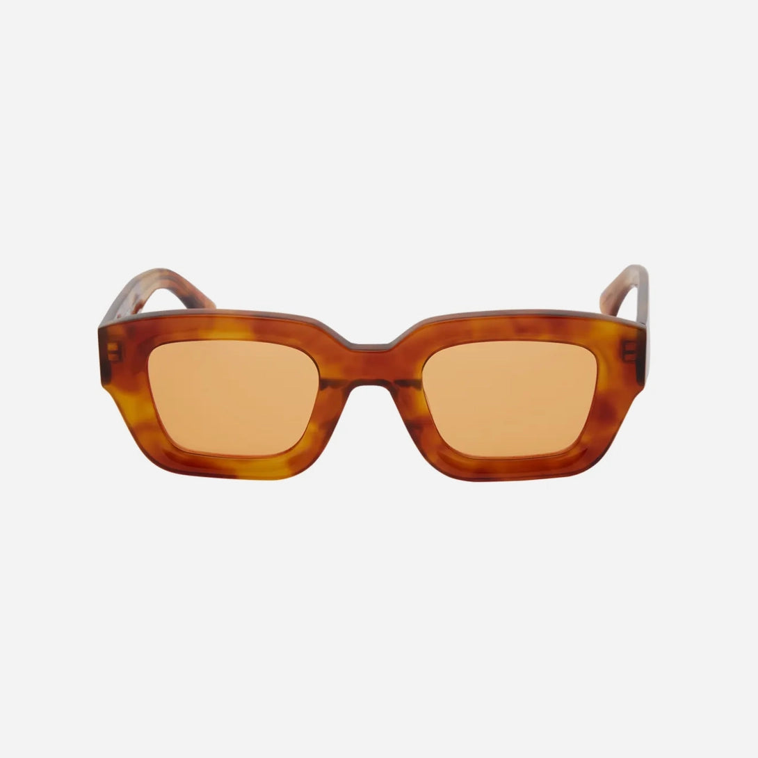 Tortoise/Orange Lens Karate Bonnie Clyde Sunglasses