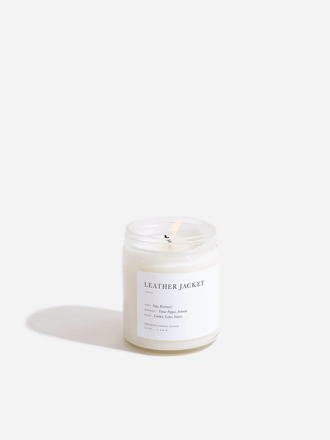 Leather Jacket Jar Candle Brooklyn Candle Studio