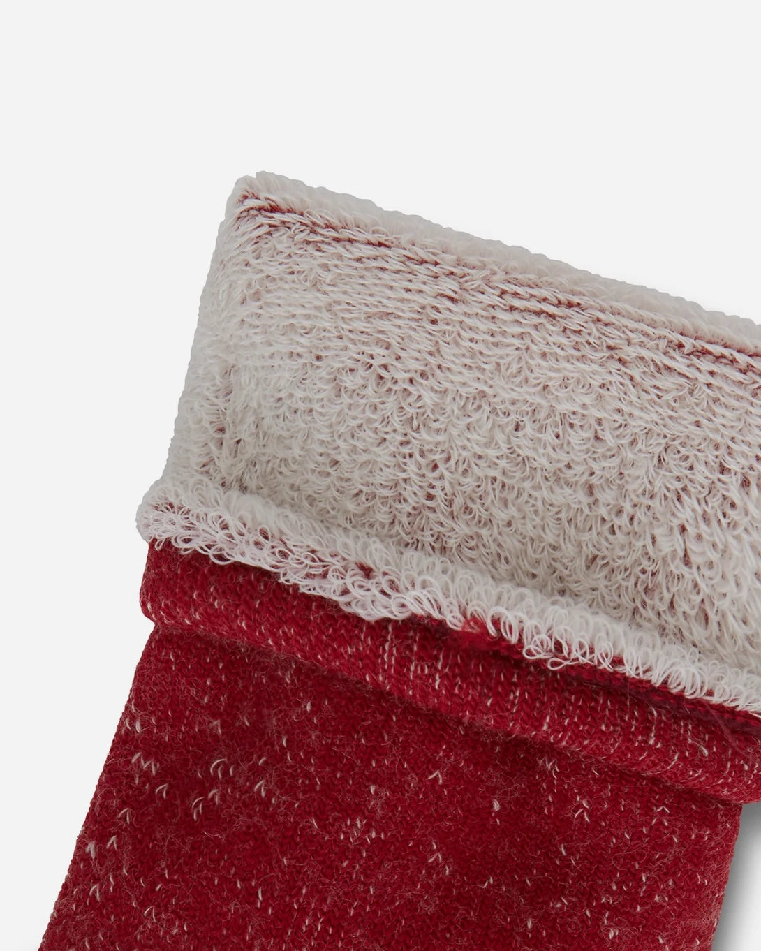 Red Marled Merino Wool Japanese House Sock Druthers