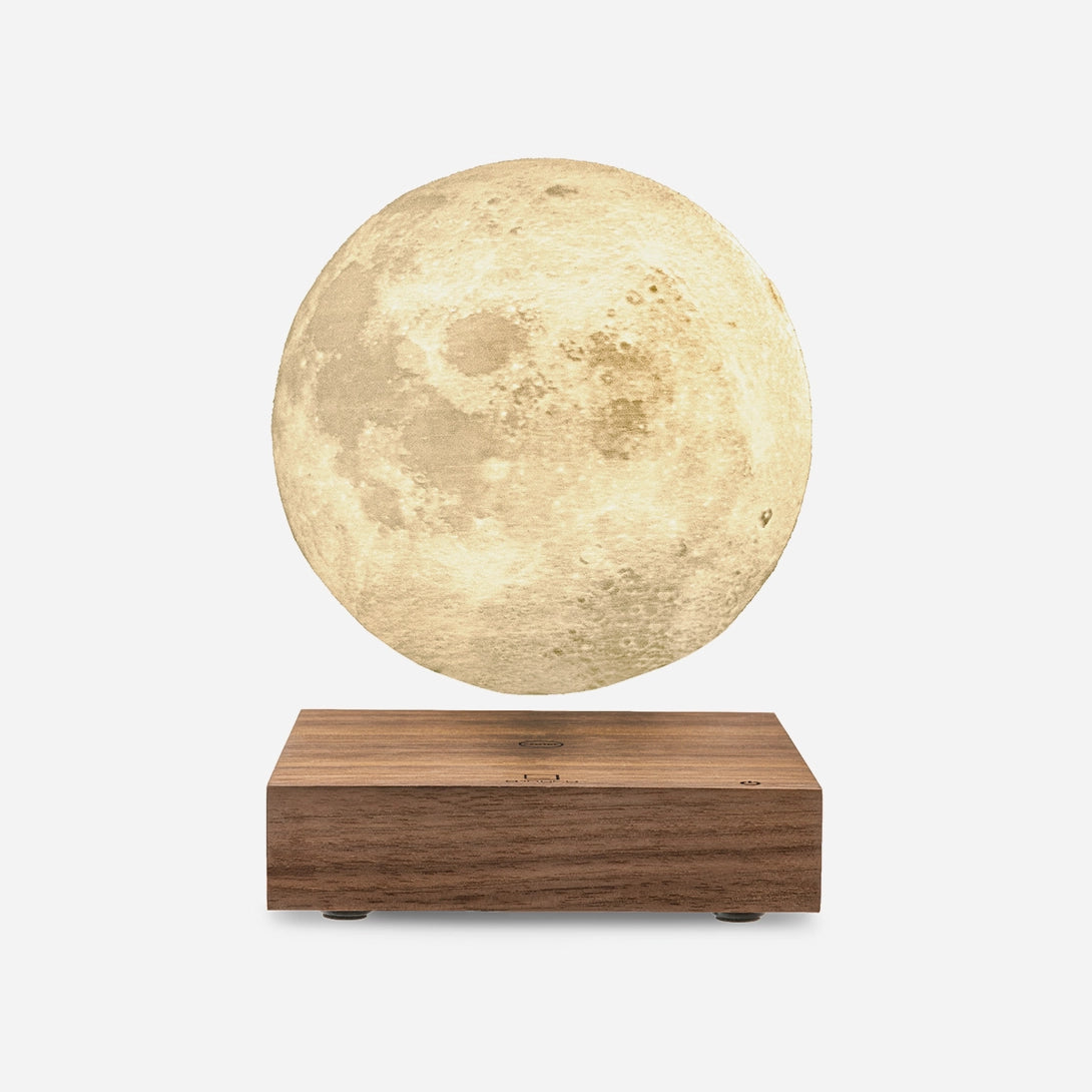 American Walnut Smart Moon Lamp Gingko Ambient Lighting Bedside Table Light Nightlight
