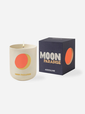 Moon Paradise Travel From Home Assouline Coffee Table Candle