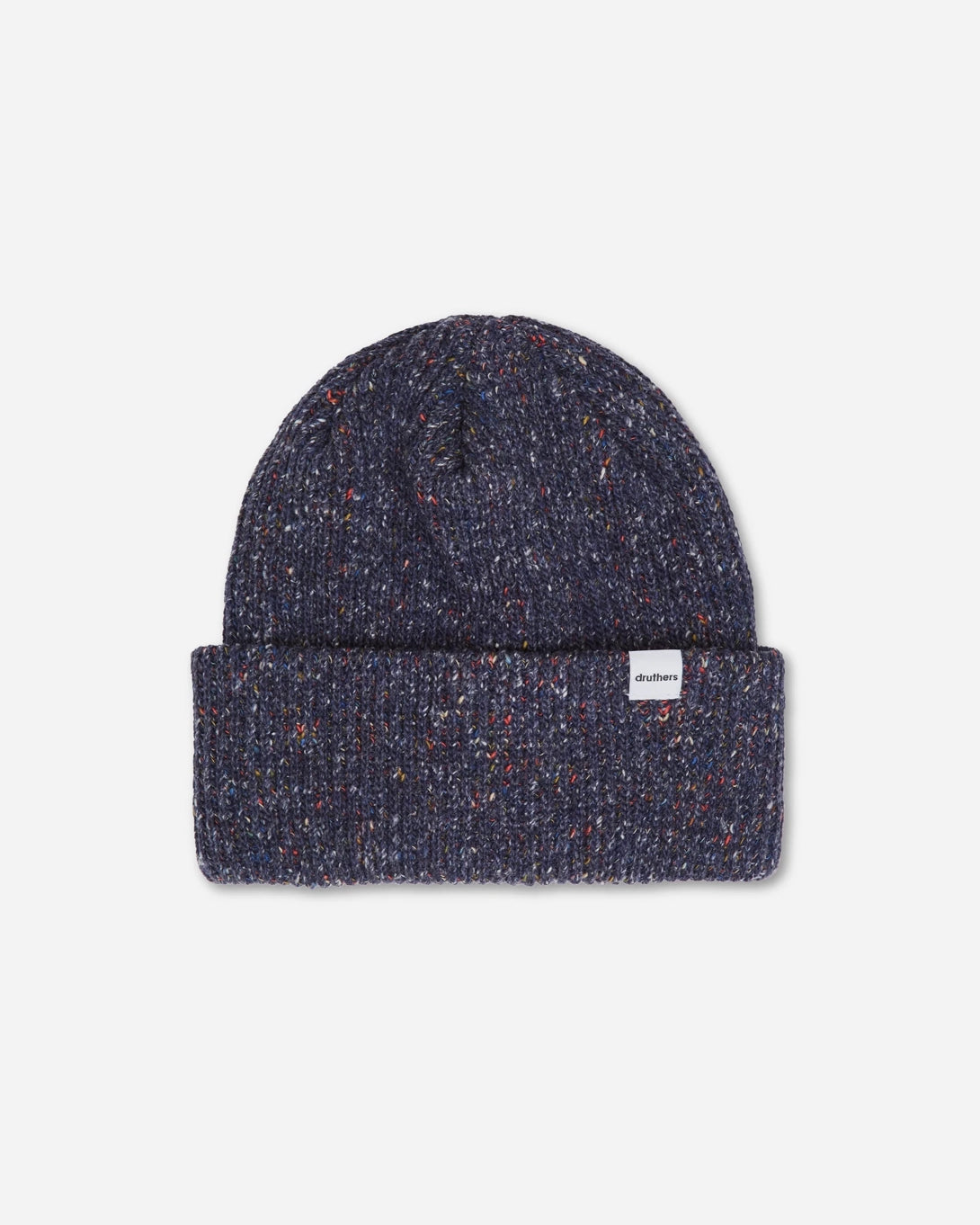 Navy Melange Recycled Cotton Beanie Druthers
