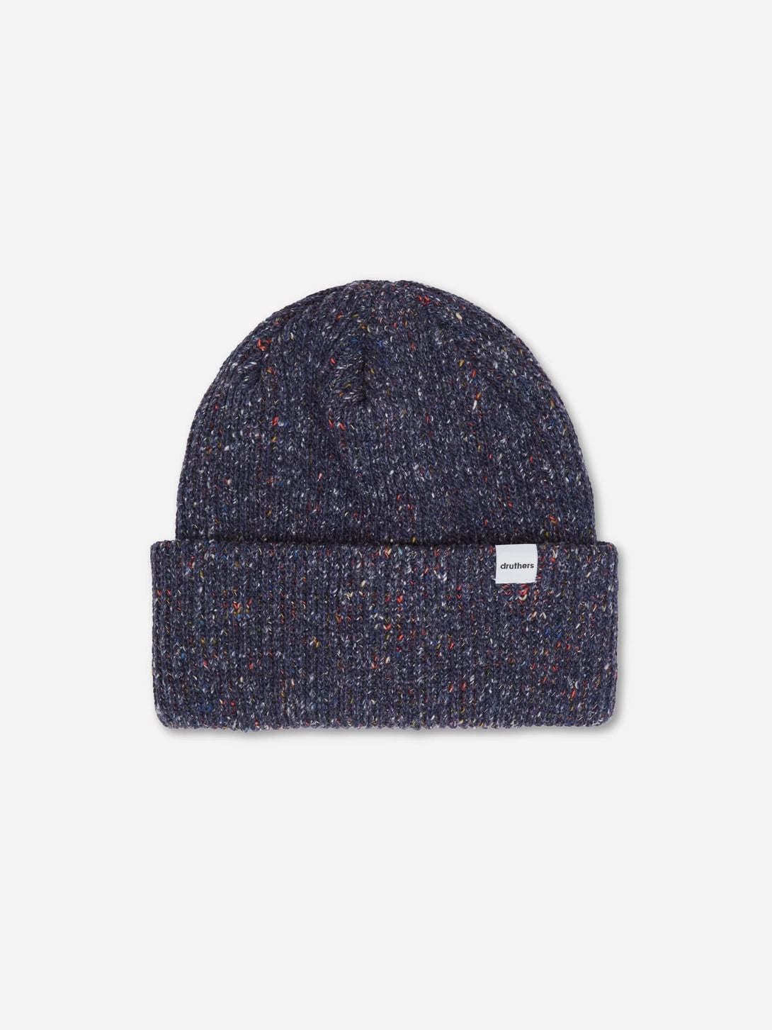 Navy Melange Recycled Cotton Beanie Druthers