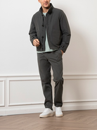 Forged Iron Barretto Padded Jacket Mens Water Repellent Jacket Button Up Closure Jacket Winter Jacket