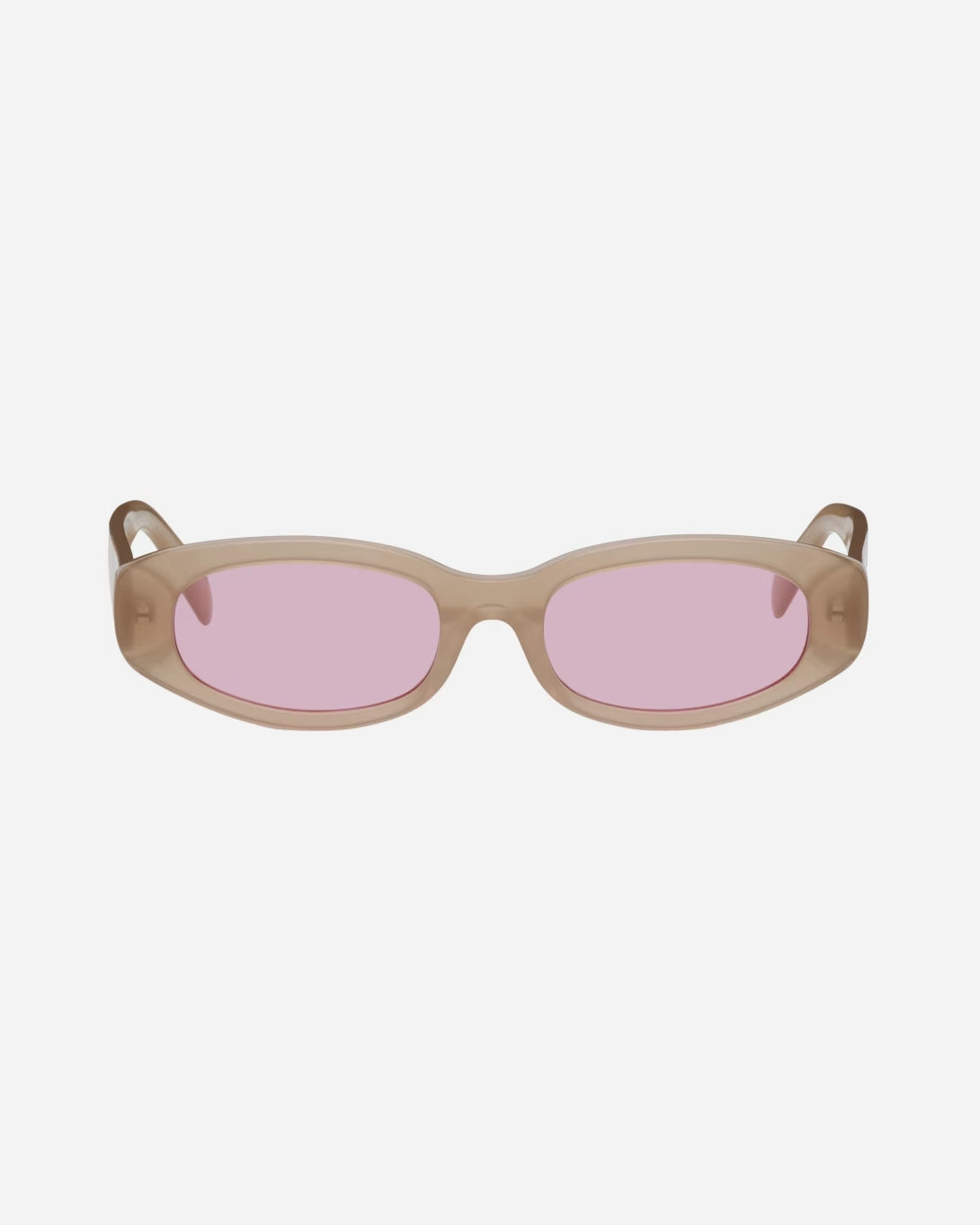 Milky Brown/Pink Tint Bonnie Clyde Plum Plum Sunglasses