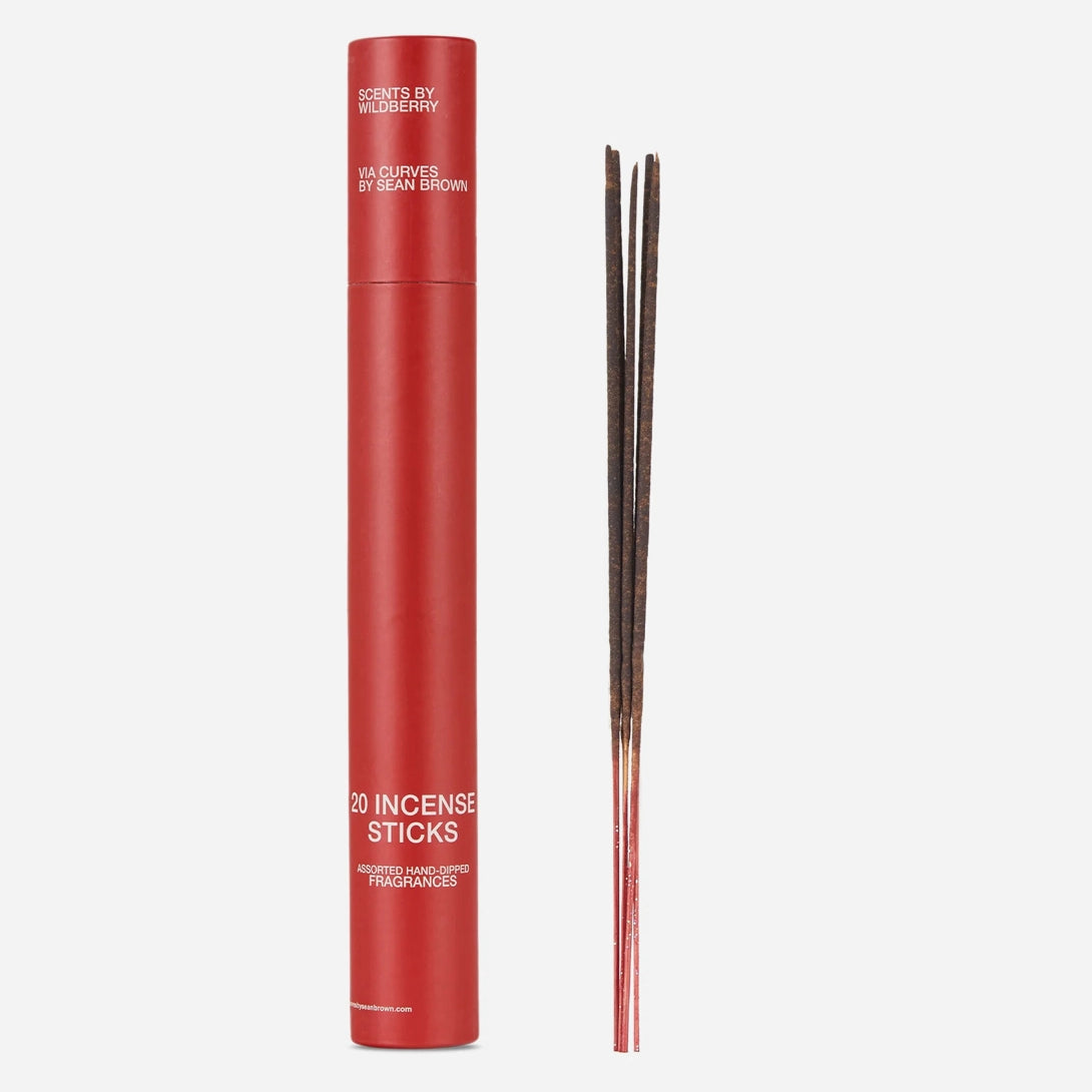 Red Assorted Incense Curves Wildberry