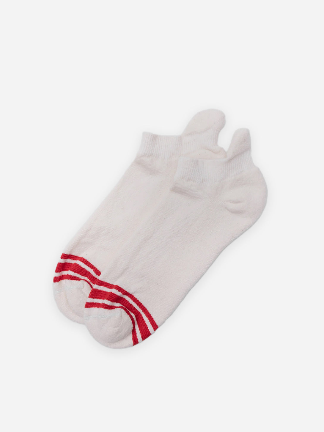 Red The Hidden Stripe American Trench Socks Ankle Sock