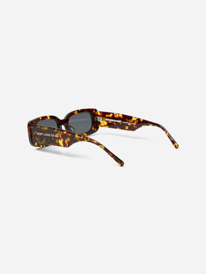 Tortoise/Blue Tint Show And Tell Bonnie Clyde Sunglasses