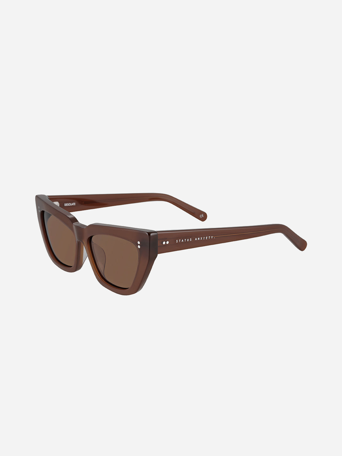 Brown Desolate Status Anxiety Sunglasses Womens Sunglasses