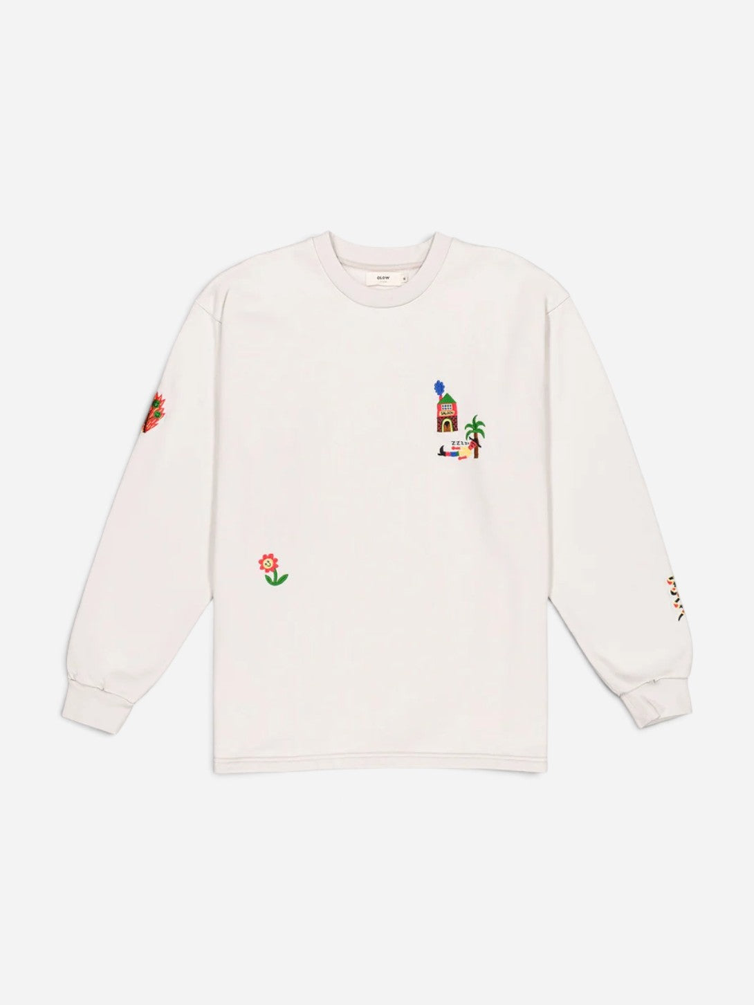 Gris Nap Sweat Mens Graphic Pullover Sweatshirt 