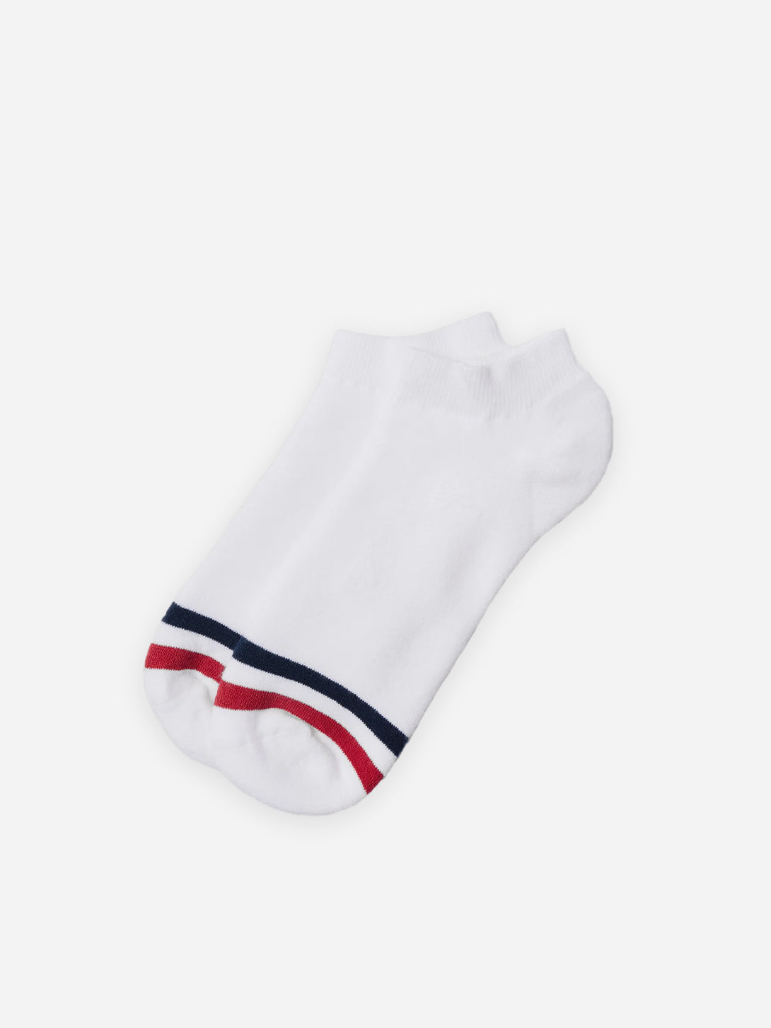 White The Kennedy Stripe American Trench Ankle Socks 