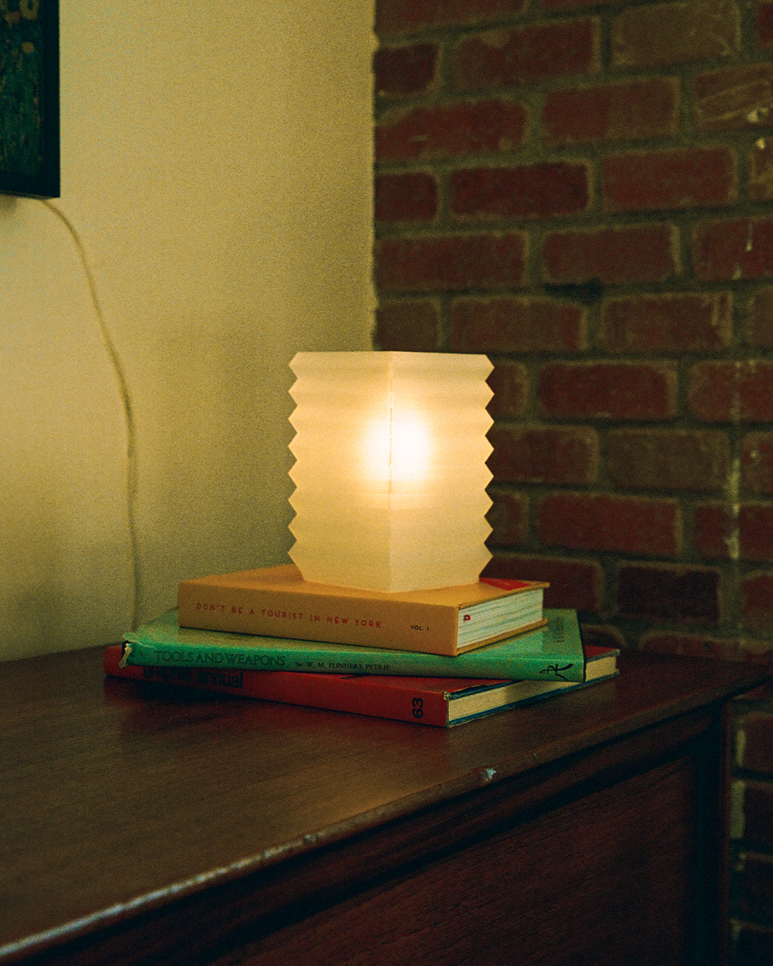 Neutral Zig Zag Lamp Wooj Brooklyn 3D Printed Lamp