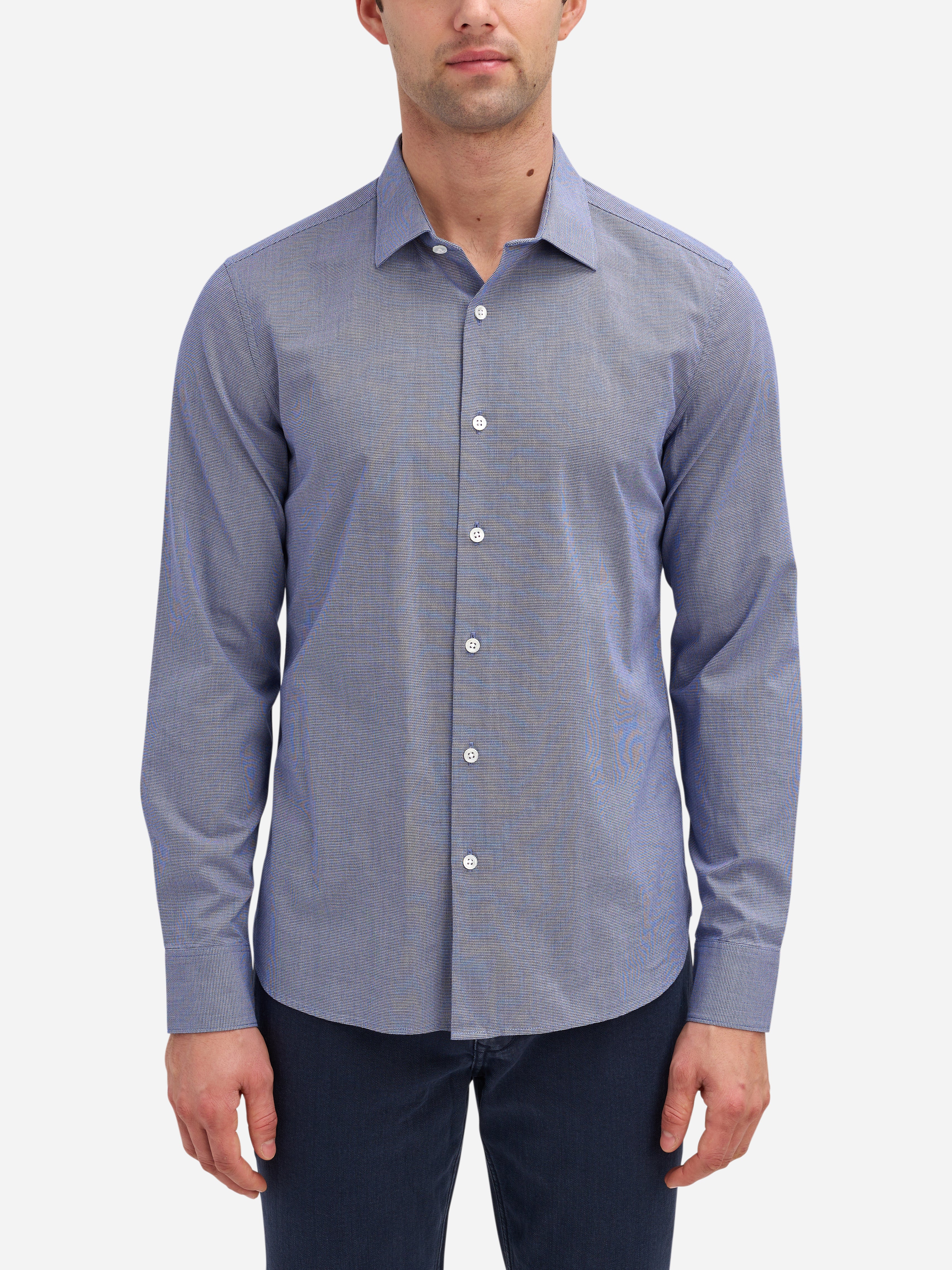 Dk Navy Adrian Dobby Shirt Mens O.N.S SS23