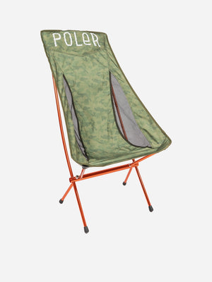 Furry Camo Poler Stowaway Chair