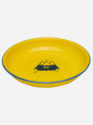Summit Yellow Poler Camp Plate