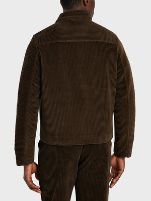 black friday deals ONS Clothing Men's CONNOR CORD JACKET in COFFEE