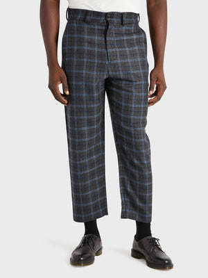 DK GREY CHECK black friday deals ONS Clothing Men's CROSBY WOOL PANTS in LT GREY CHECK