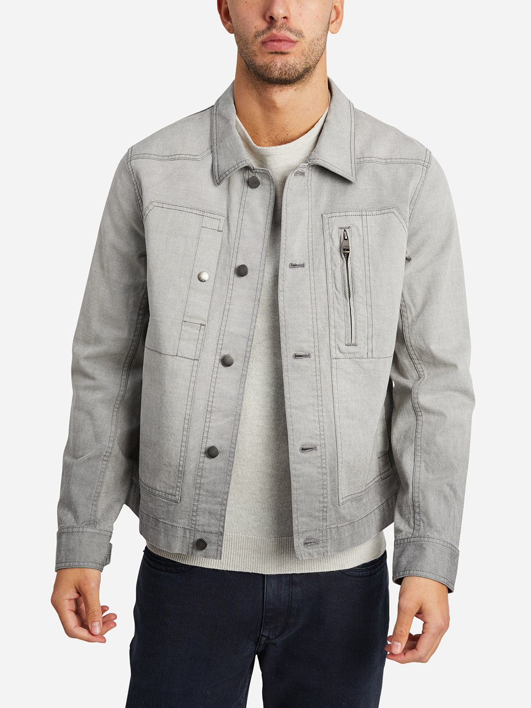 Buy Grey Jackets & Coats for Men by VOXATI Online | Ajio.com