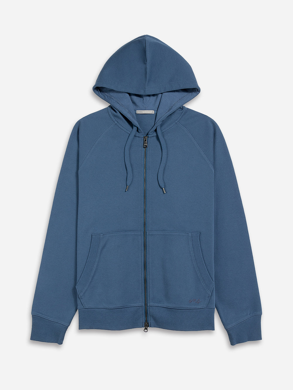 Cobalt blue Harper Pique Zip Hoodie Mens FW22