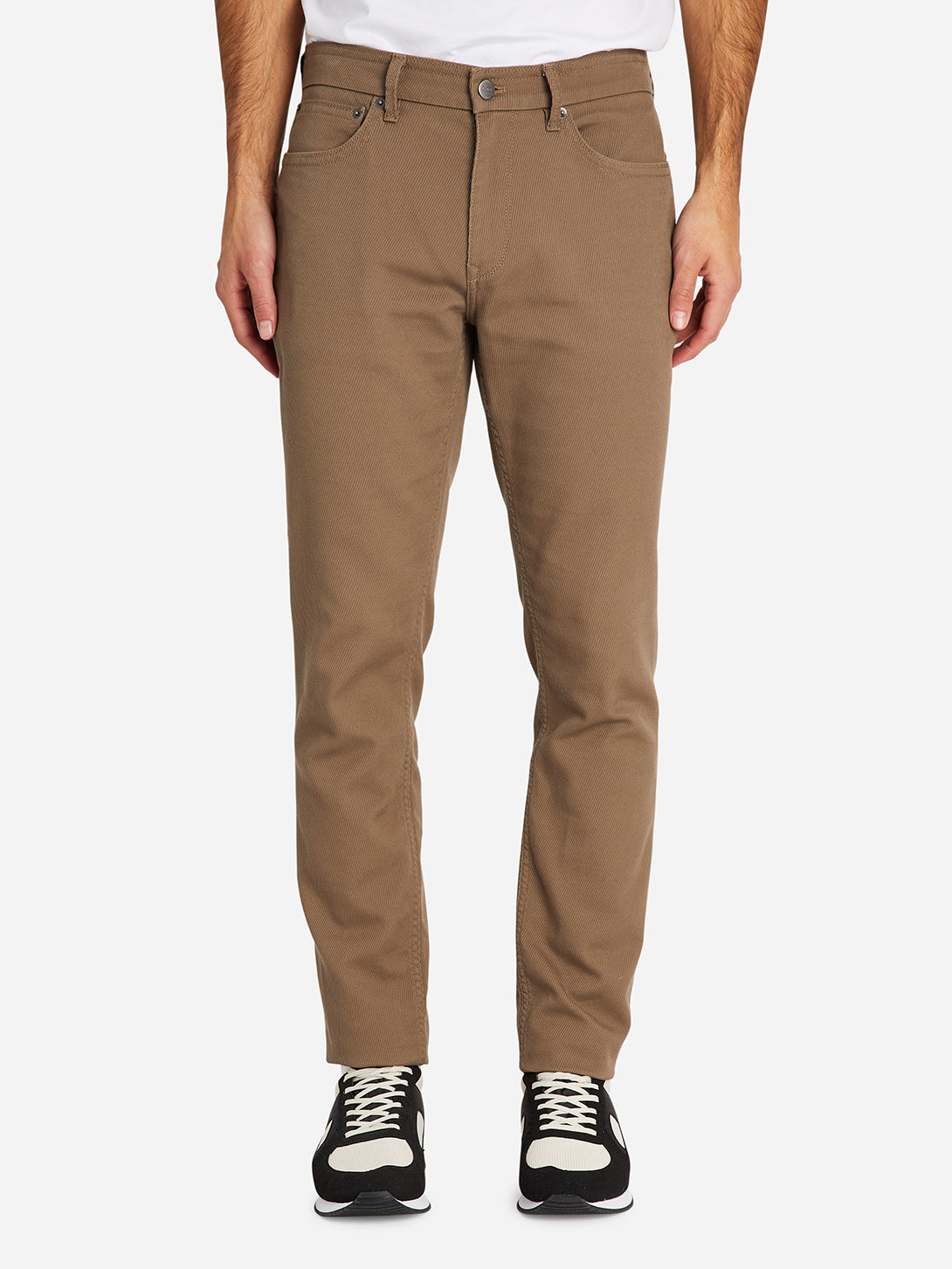 Dark Brindle Houstons Twill Chino Mens ONS FW22