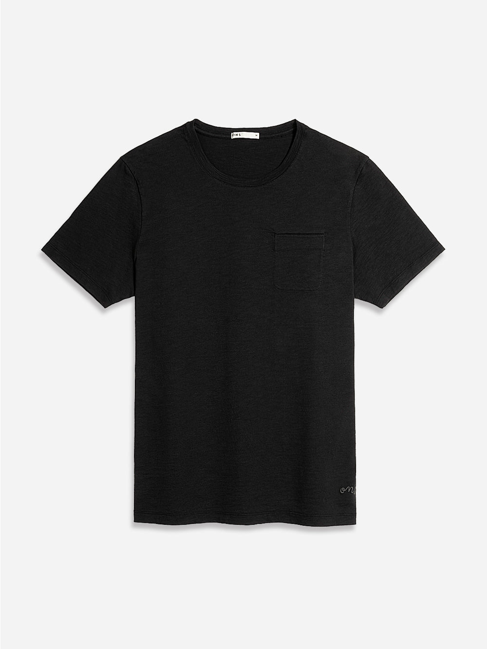 Black Mens Bowery Slub Pocket Tee FW22