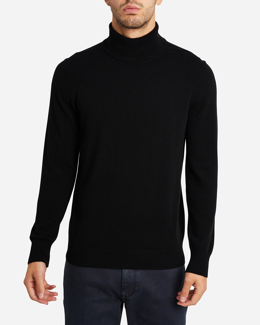 Black Mason High Neck Sweater ONS Mens FW22