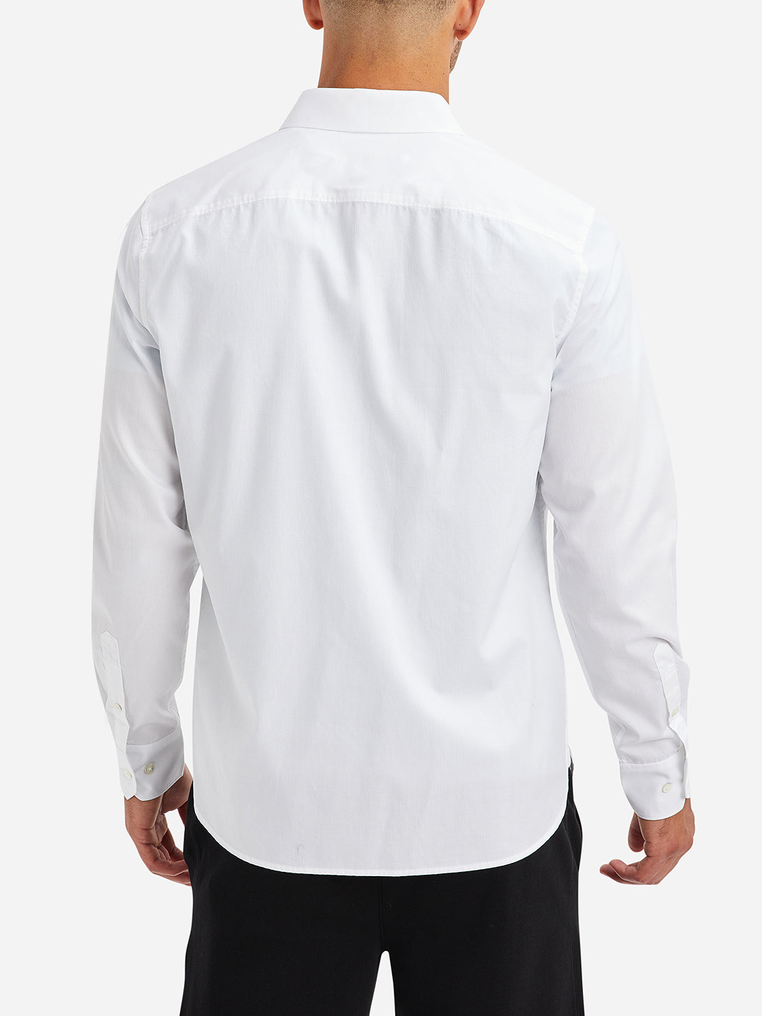 Bright White Mens Adrian Dobby Shirt FW22