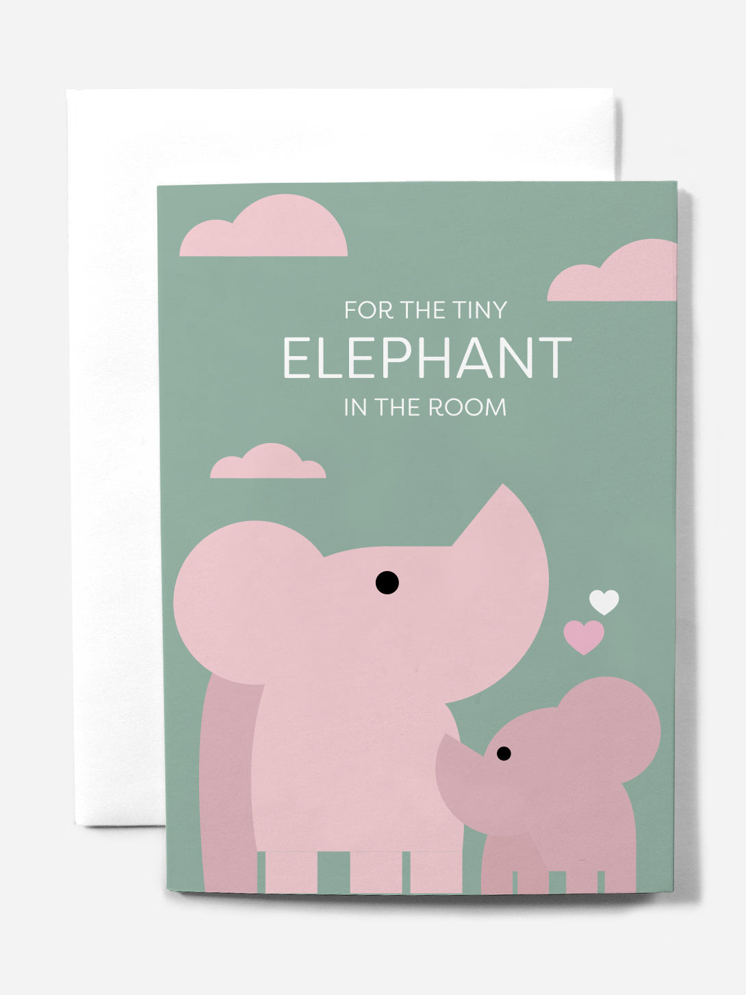LITTLE ELEPHANT IN ROOM Nice AF Greeting Card