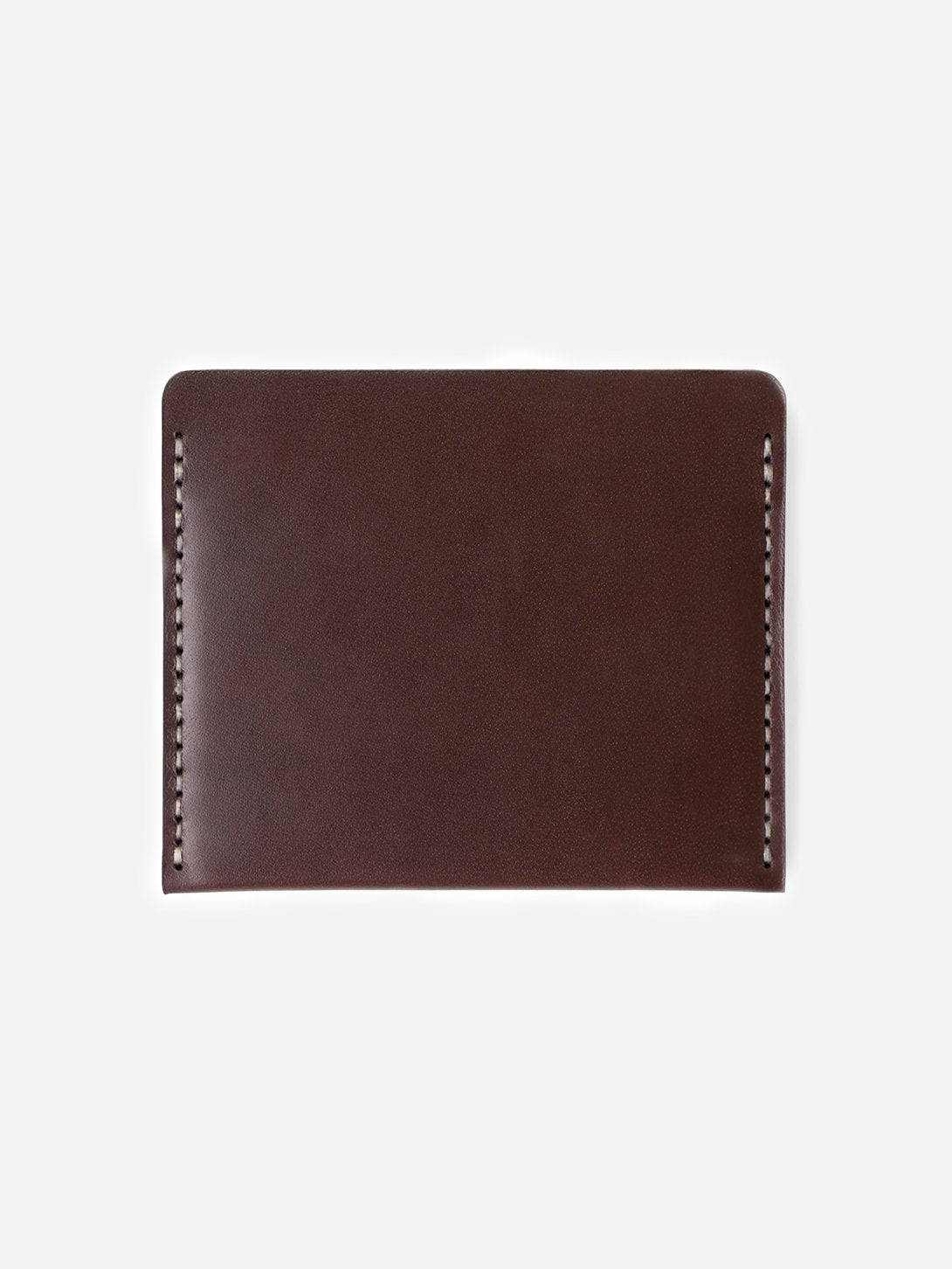 OX BLOOD mens card holder brown leather wallet cascade wallet makr